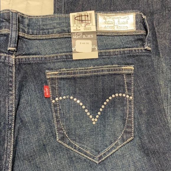 Levi’s night blues low boot cut 545” jeans size 8 - Picture 1 of 13